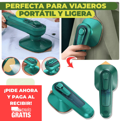 🔥 Plancha portátil IronFlex™ | Ropa impecable en cualquier lugar