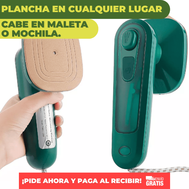 🔥 Plancha portátil IronFlex™ | Ropa impecable en cualquier lugar
