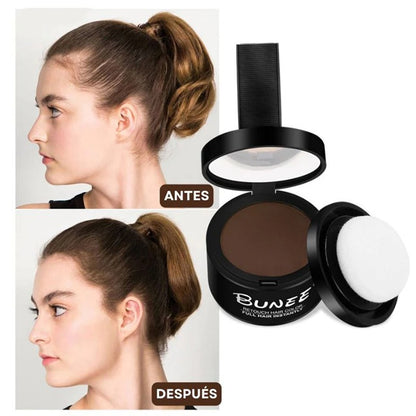 Bunee HairDensity Pro®  Cubre entradas, canas y zonas despobladas en segundos