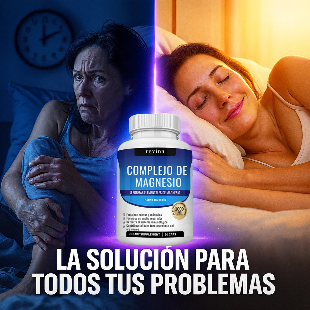 Magnesium Complex™ 💪 El poder natural 8 en 1 para tu energía, sueño y bienestar