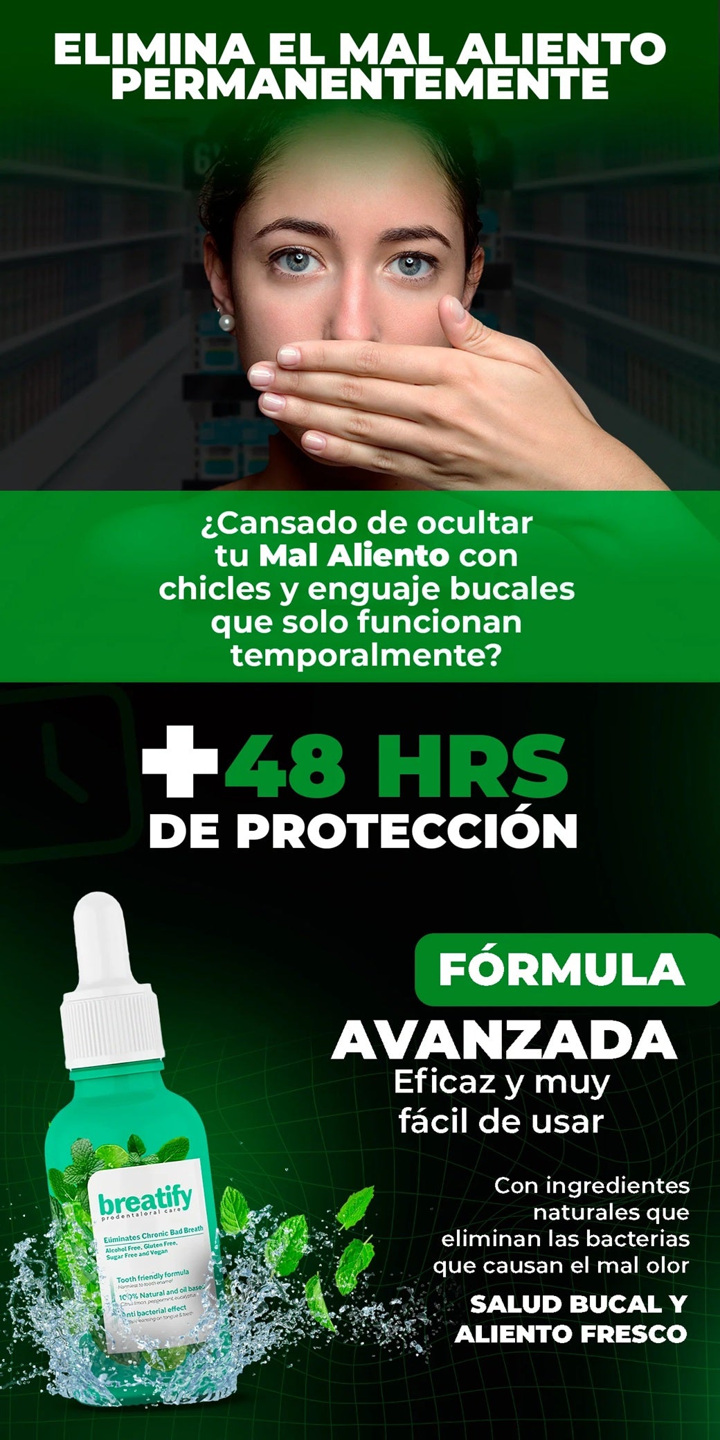 BREATIFY – 🌬️ Respira confianza, habla sin miedo 🌿 Solución 100% natural contra el mal aliento